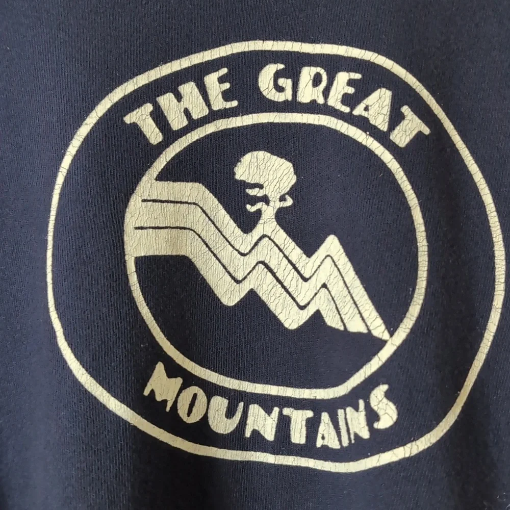 NWT The Great College Mountain Resort Sweatshirt Stargazer Blue 0 XS - Picture 3 of 11